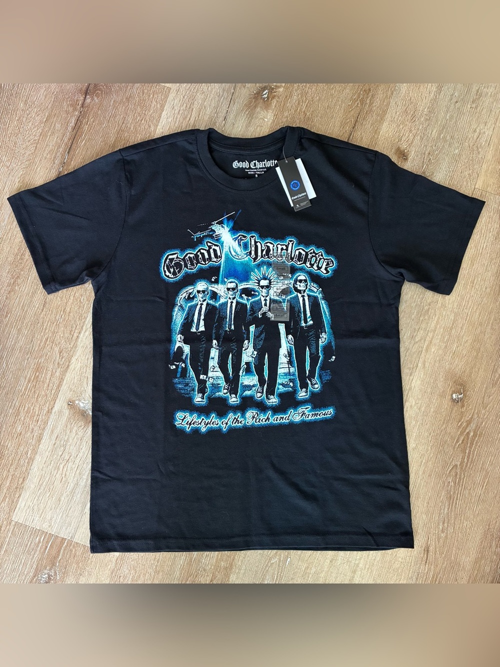 Good Charlotte "Lifestyles of the Rich and Famous" Graphic T Shirt Size S NWT